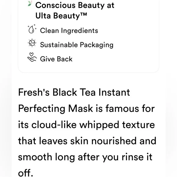 fresh Black Tea Instant Perfecting Mask - Picture 5 of 8